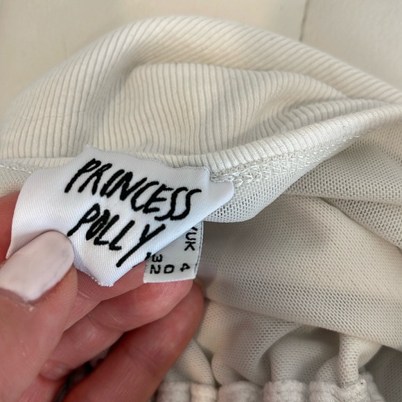 Cinched White Tube Top - Picture 3 of 6